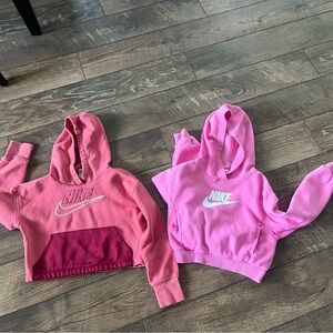 Nike Two-Tone Pink Hoodies